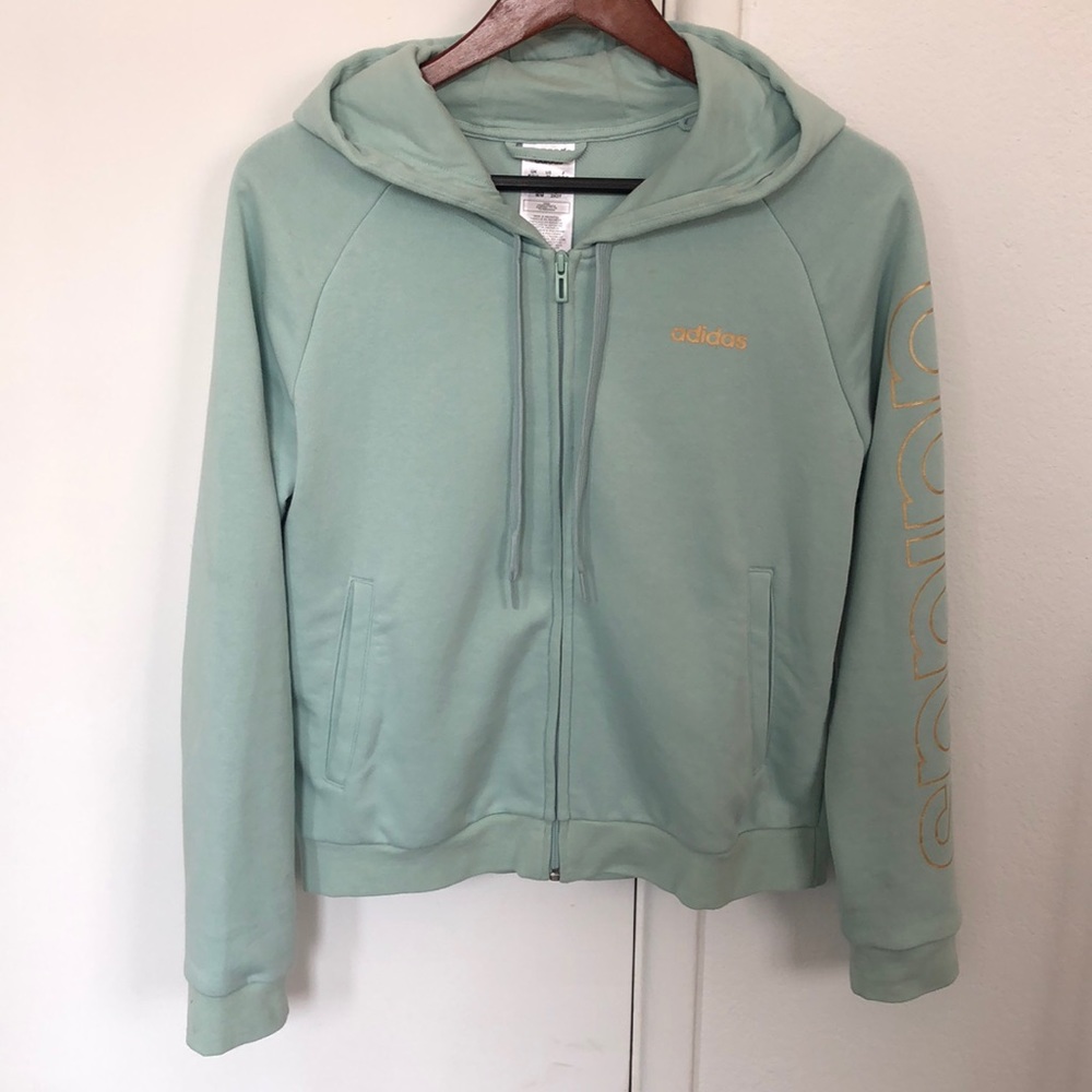 Adidas hoodie w/ zipper